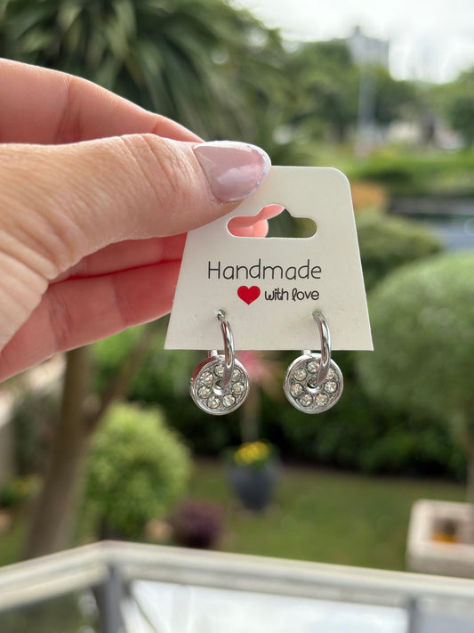 Boucles d’oreilles argenté