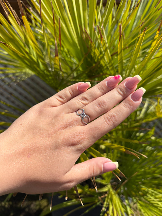 Bague argentée