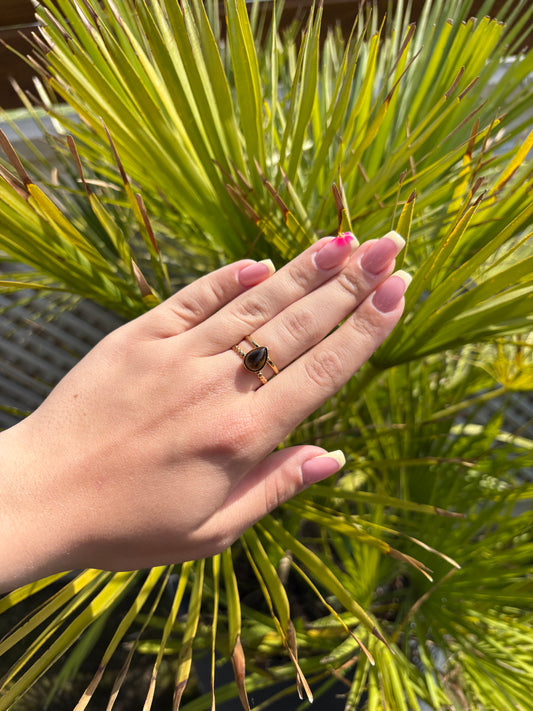 Bague dorée