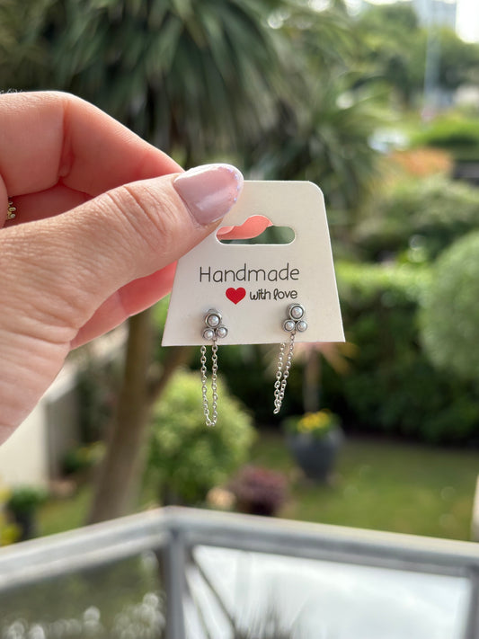 Boucles d’oreilles argenté