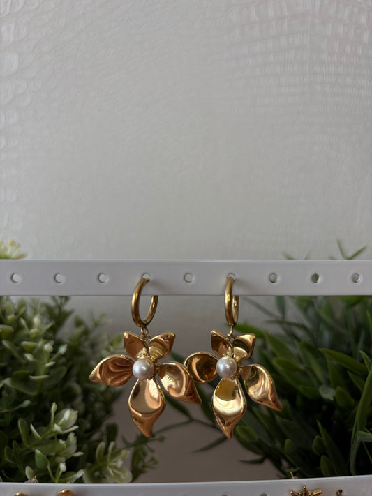 Boucles d’oreilles doré