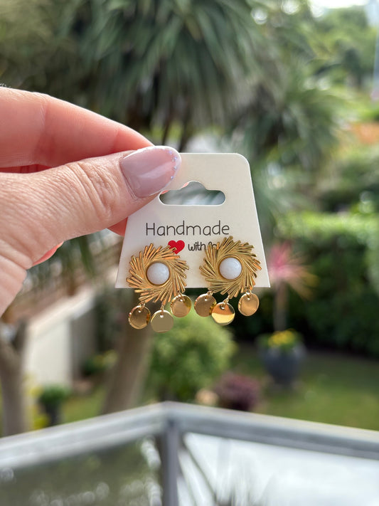 Boucles d’oreilles dorée