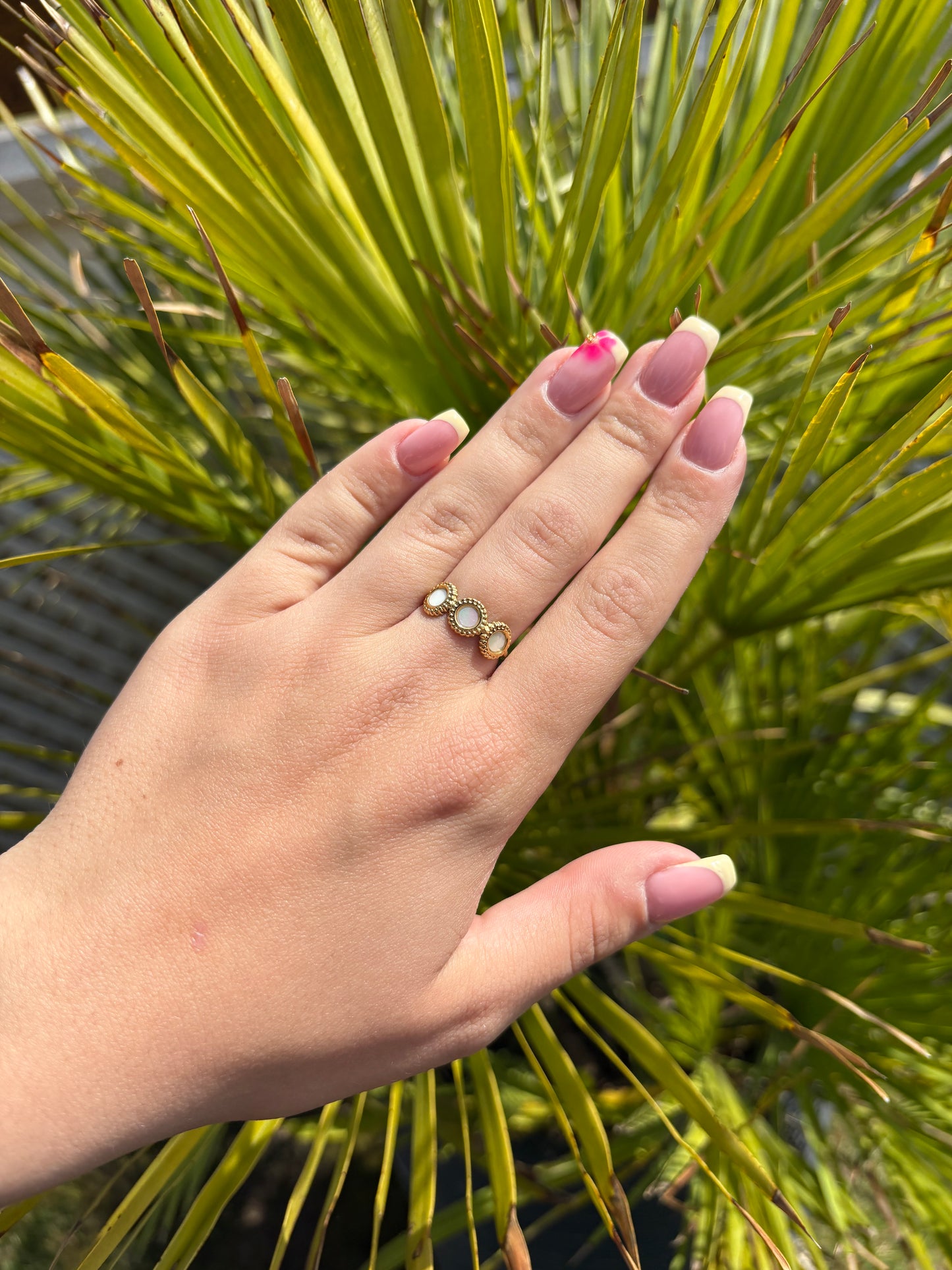 Bague dorée