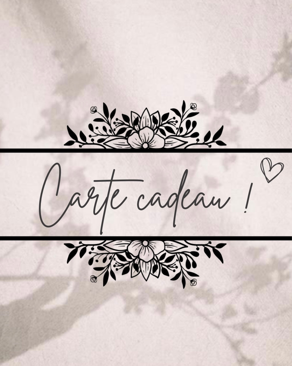Carte cadeaux