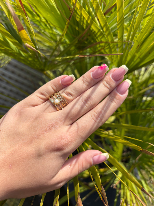 Bague dorée