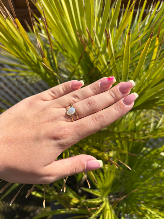 Bague dorée