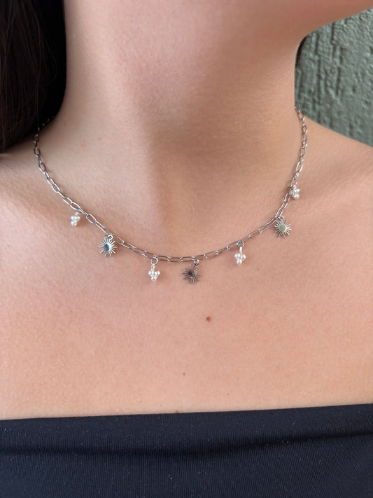 Collier argenté