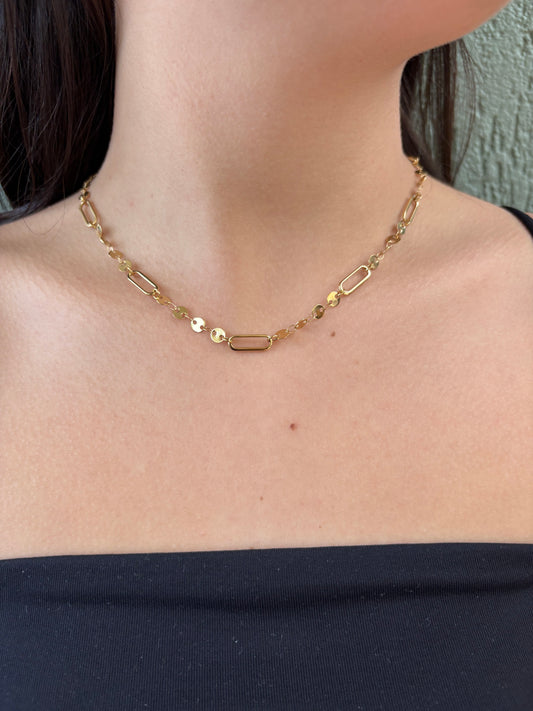 Collier doré